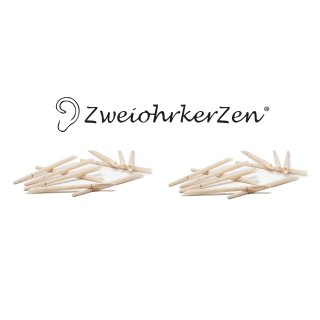 20 Ohrenkerzen der Marke Zweiohrkerzen mit sicherem Schutzfilter, in Handarbeit hergestellt - inkl Gebrauchsanleitung in 7 Sprachen