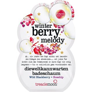 treaclemoon Badesalz winter berry melody 80 g - die welt kann warten Badeschaum - Wild Blackberry - Rosehip