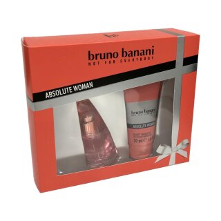 Bruno Banani Geschenkset Absolute Woman Eau de Toilette 20ml + Showergel 50ml