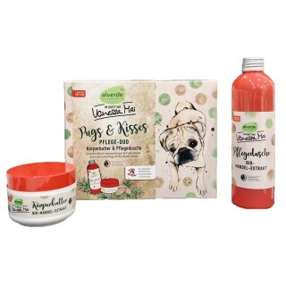 alverde mit Vanessa Mai Pugs & Kisses Pflege-Duo...