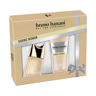 Bruno Banani Geschenkset Daring Woman Eau de Toilette 20ml + Body Lotion 50ml, 1er Pack (1 x 70 ml)