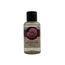 Geschenk Set: The Body Shop British Rose Pedal Soft Beauty Bag + Zweiohrkerzen Duschnetz